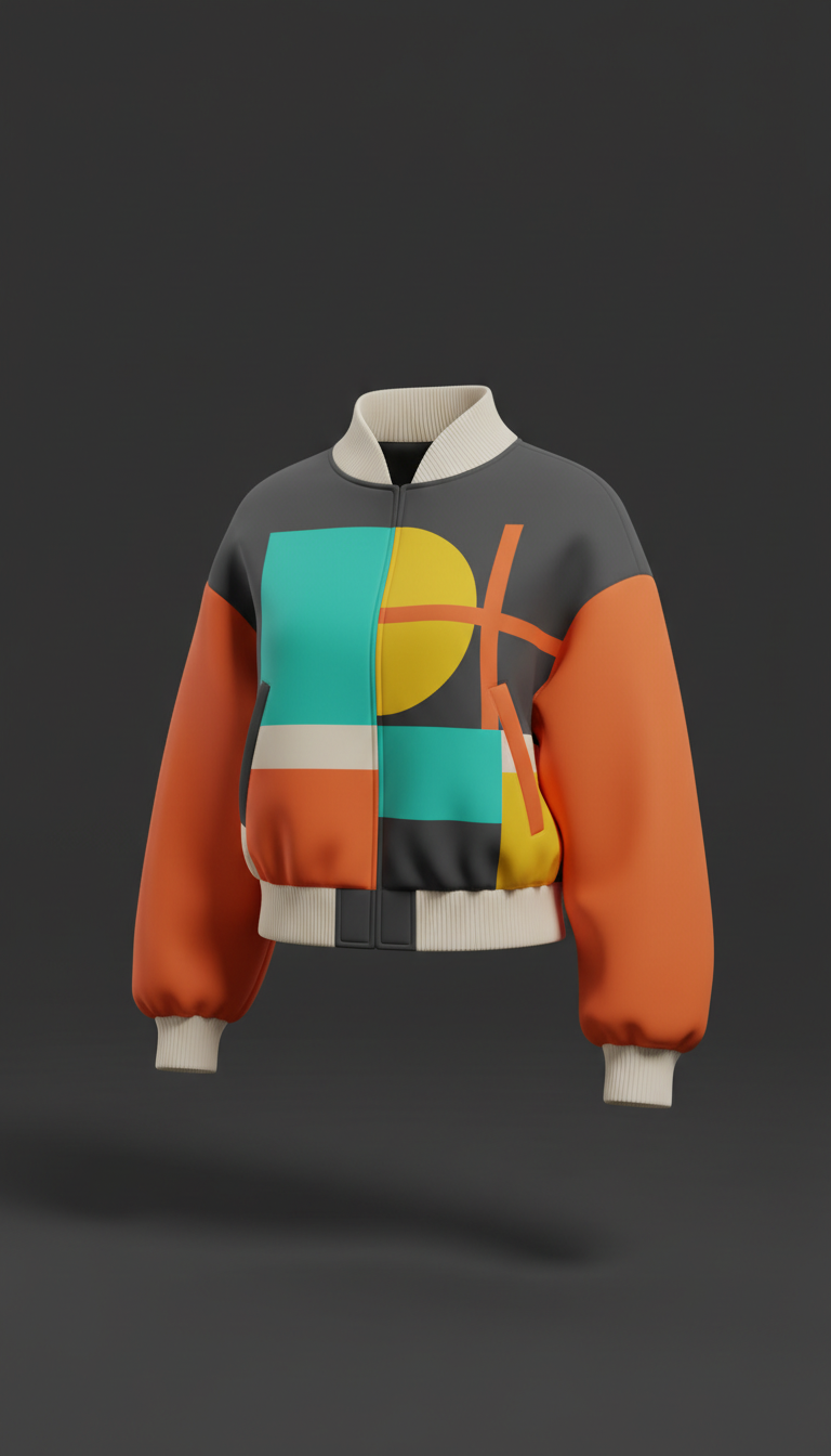 Chaqueta urbana cropped unisex
